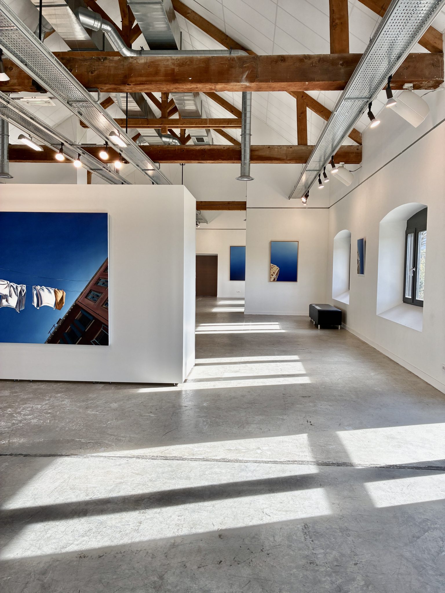 Œuvre d’Alexandre Lichtblau présentée dans l’exposition « Ce que le ciel ne dit pas » – peinture contemporaine inspirée du paysage.